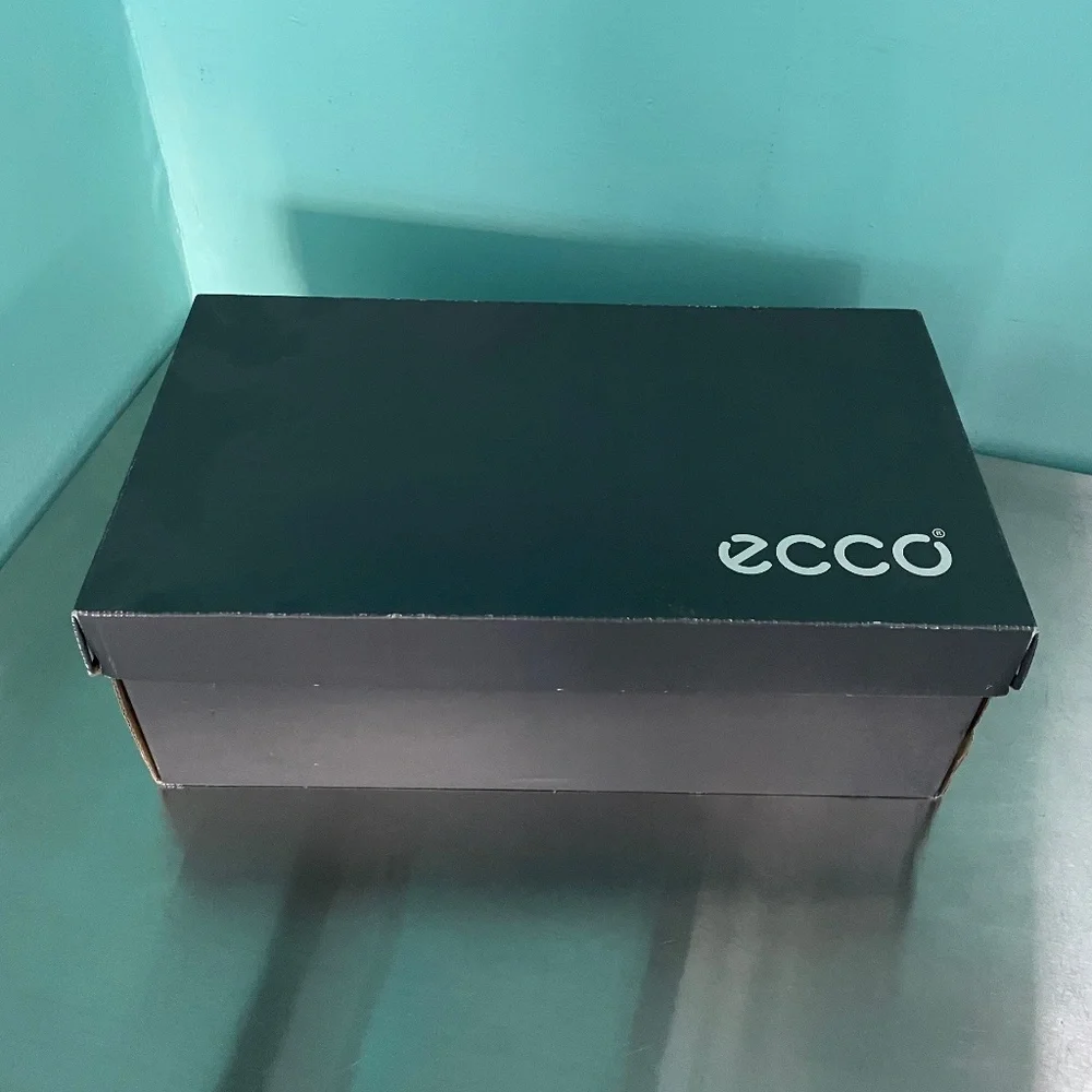 Ecco Holton Apron Toe Tie Cognac Men's 43/9-9.5 - Picture 7 of 12